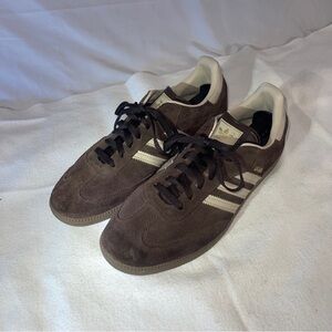 Adidas Men's Brown Suede Sneakers